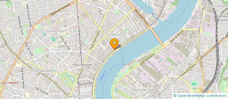 localisation de l'entreprise BLOSOL  BORDEAUX