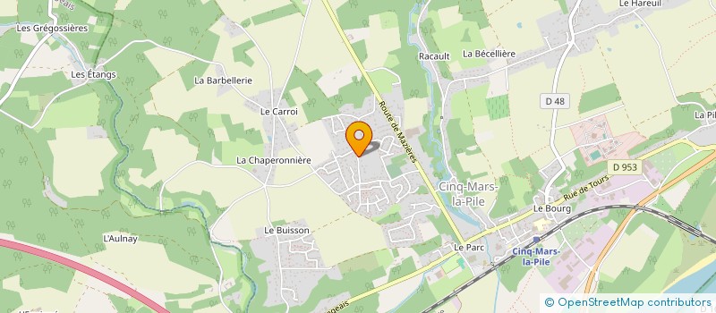 localisation de l'entreprise BLOSSAC 22  CINQ-MARS-LA-PILE