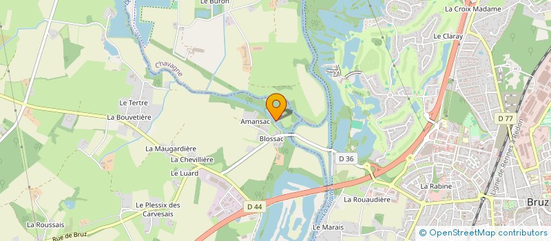 localisation de l'entreprise BLOSSAC RECEPTIONS  GOVEN