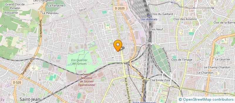 localisation de l'entreprise BLOSSIERES INITIATIVES à ORLEANS