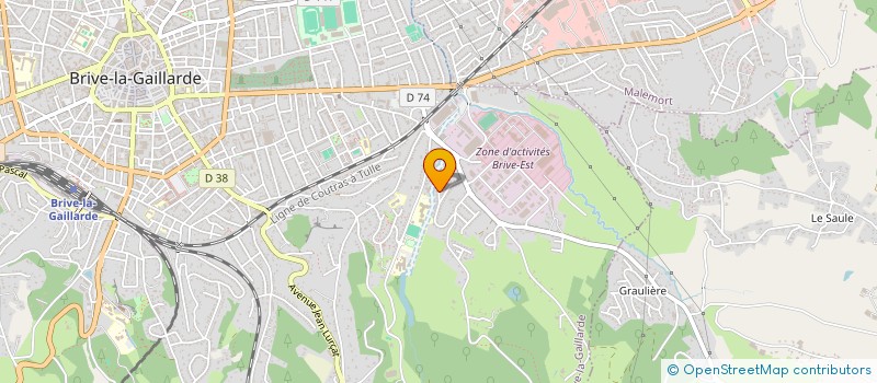 localisation de l'entreprise BLOSSOM BOX à BRIVE-LA-GAILLARDE
