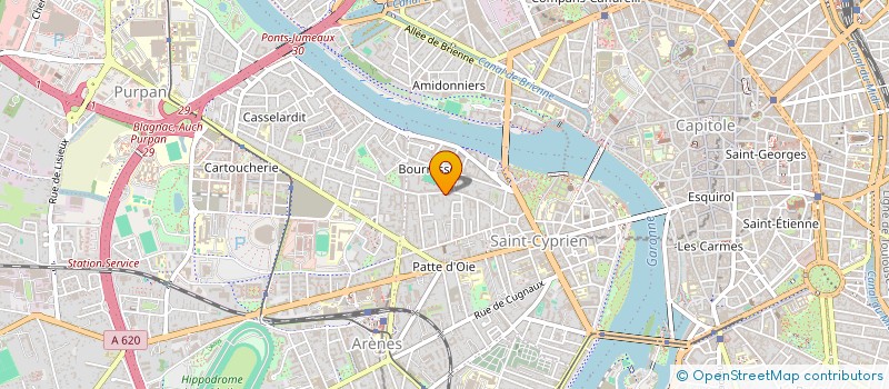 localisation de l'entreprise BLOSSOM- DANSE ET THEATRE  TOULOUSE