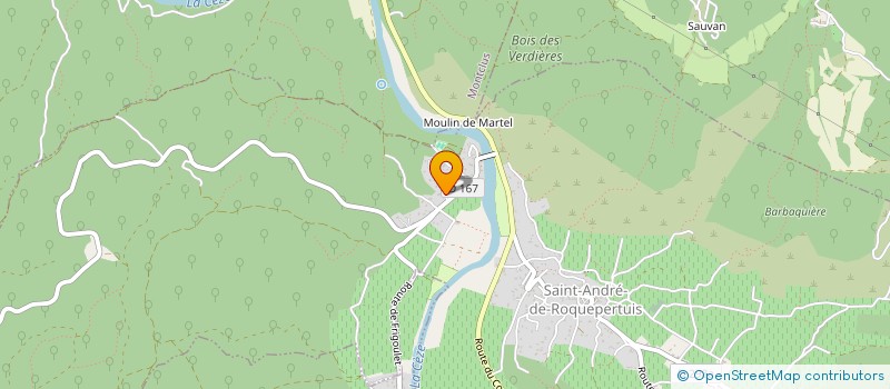 localisation de l'entreprise BLOSSOM R  SAINT-ANDRE-DE-ROQUEPERTUIS