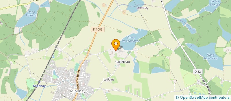 localisation de l'entreprise BLOSSUM à MIONNAY