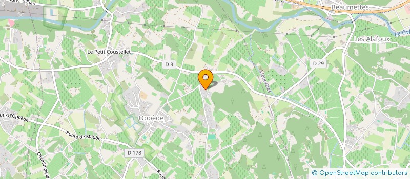 localisation de l'entreprise BLOT CATTIN  OPPEDE