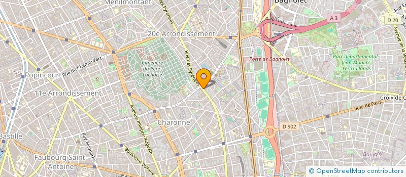 localisation de l'entreprise BLOT CIE à PARIS