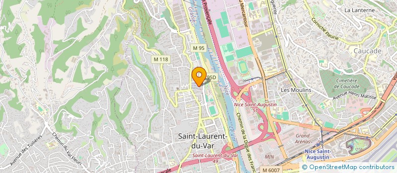 localisation de l'entreprise BLOT ET BONVALLET  SAINT-LAURENT-DU-VAR