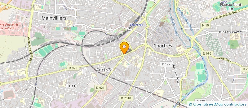localisation de l'entreprise BLOT ET RIVIERRE à CHARTRES