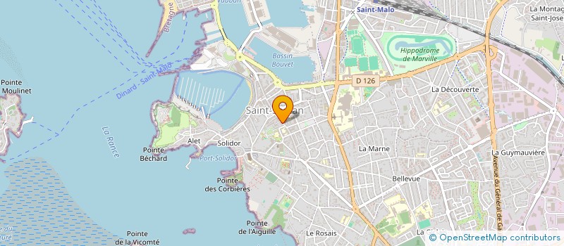 localisation de l'entreprise BLOT GESTION EMERAUDE  SAINT-MALO