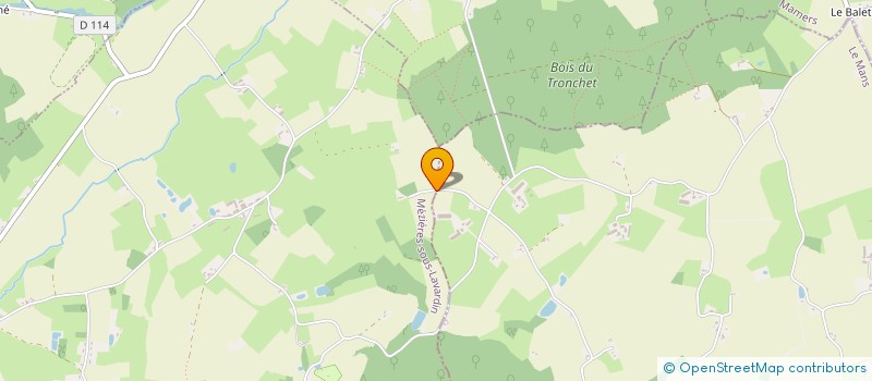 localisation de l'entreprise BLOT INVESTISSEMENTS  MEZIERES-SOUS-LAVARDIN