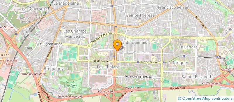 localisation de l'entreprise BLOT PROMOTION à RENNES