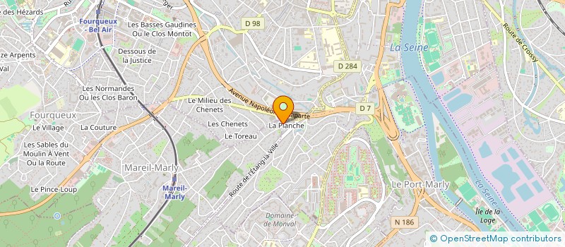 localisation de l'entreprise BLOT VAZ  LE PECQ