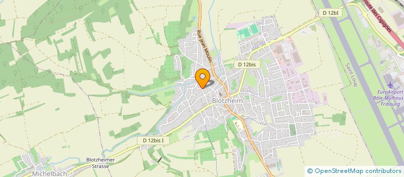 localisation de l'entreprise BLOTZHEIM REGIO BASKET CLUB  BLOTZHEIM