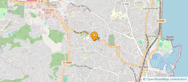 localisation de l'entreprise BLOUDATA SOLUTIONS  ANTIBES