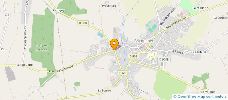 localisation de l'entreprise BLOUDOR à BRICQUEBEC-EN-COTENTIN