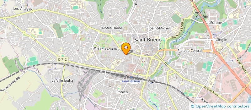 localisation de l'entreprise BLOUET à SAINT-BRIEUC
