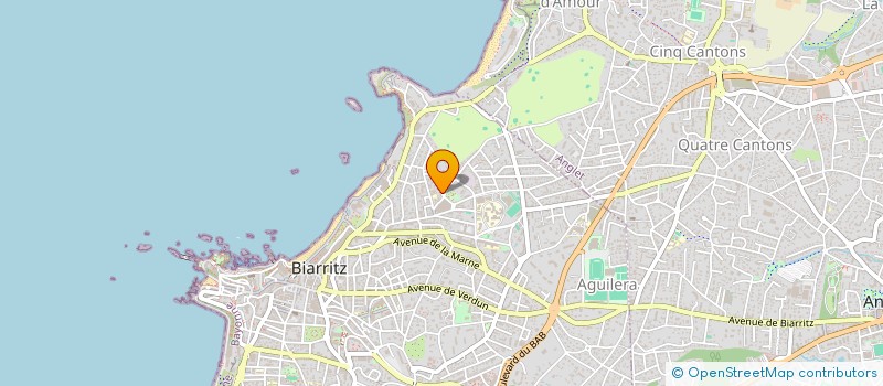 localisation de l'entreprise BLOUIN PEHAU à BIARRITZ