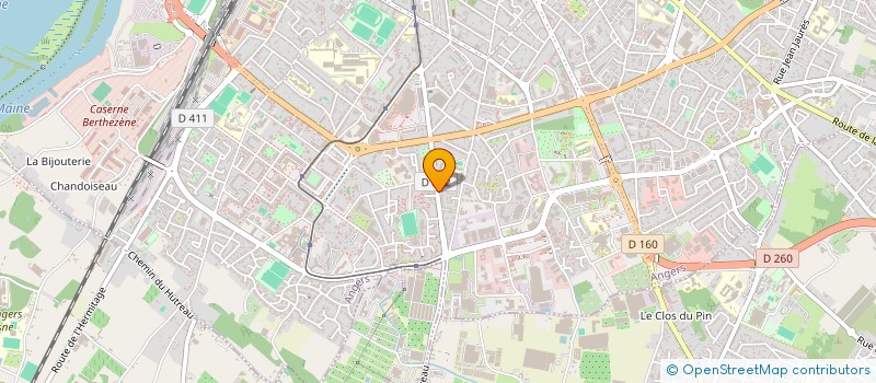 localisation de l'entreprise BLOUINVEST à ANGERS