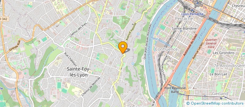 localisation de l'entreprise BLOUND SOULEU  SAINTE-FOY-LES-LYON