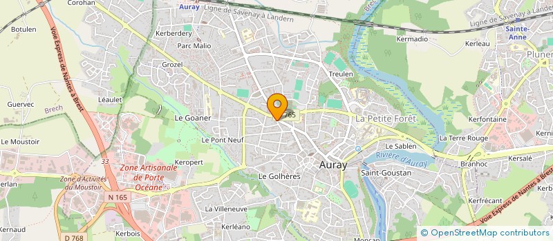 localisation de l'entreprise BLOURDE PIERRE ET SINKIEWICZ PAULINA  AURAY