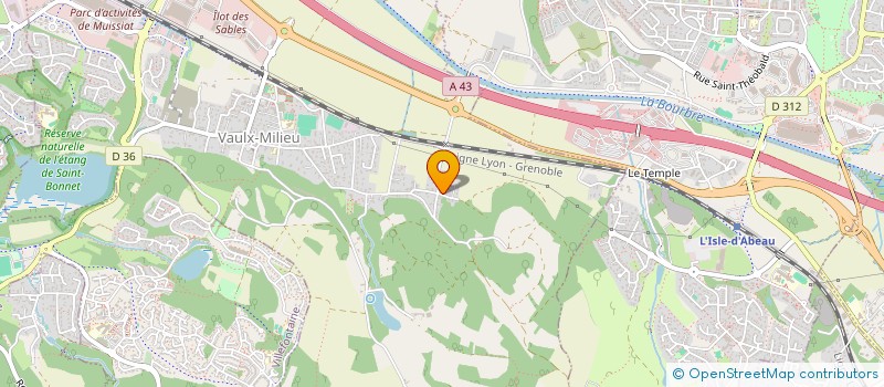 localisation de l'entreprise BLOUSES BLANCHES DU DESERT  VAULX-MILIEU