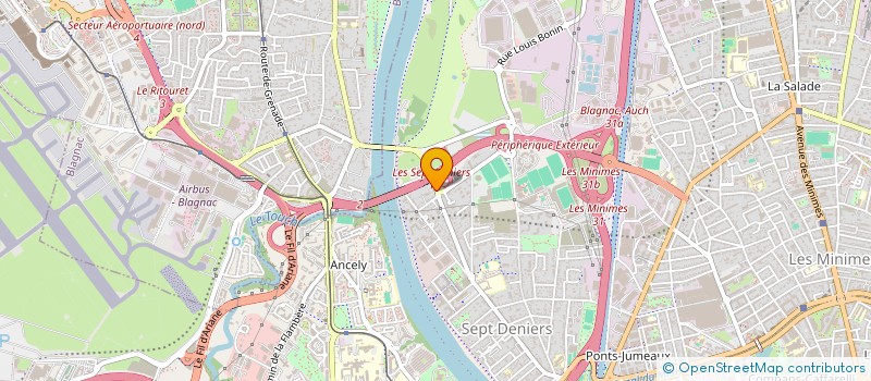localisation de l'entreprise BLOUSES BLEUES à TOULOUSE