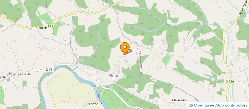 localisation de l'entreprise BLOUSIMMO  PIQUECOS