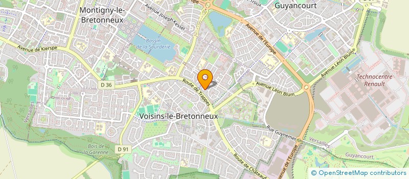 localisation de l'entreprise BLOWBALL  VOISINS-LE-BRETONNEUX