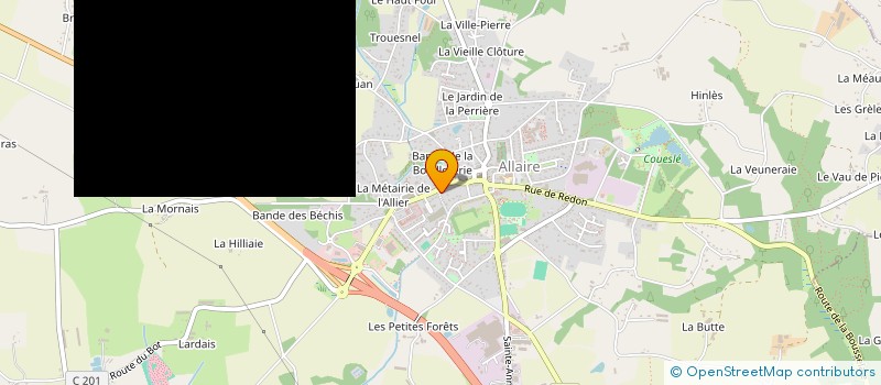 localisation de l'entreprise BLOYET à ALLAIRE