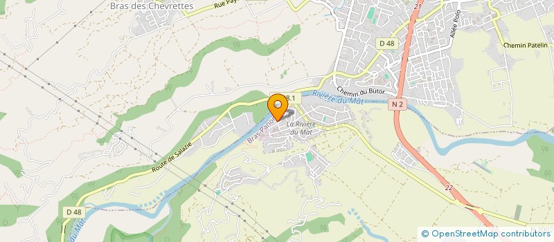 localisation de l'entreprise BLP  BRAS-PANON