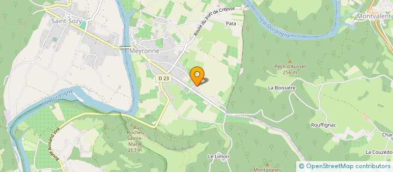 localisation de l'entreprise BLP  MEYRONNE