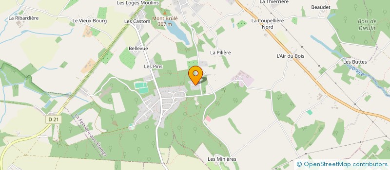 localisation de l'entreprise BLP ACCESS à LA FERRIERE-AUX-ETANGS