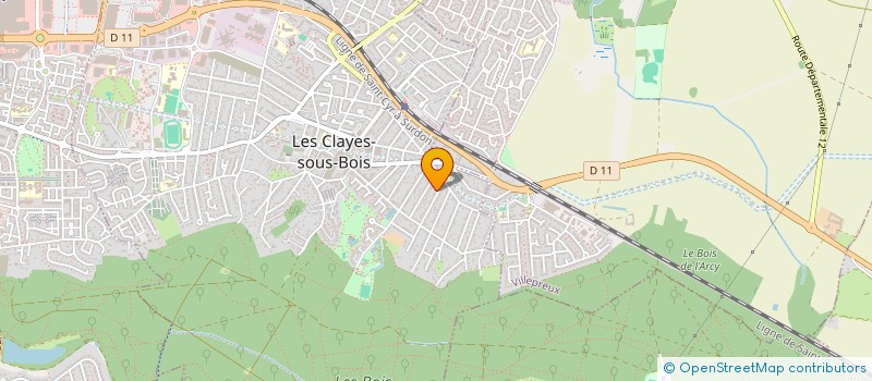 localisation de l'entreprise BLP HOLDING  LES CLAYES-SOUS-BOIS