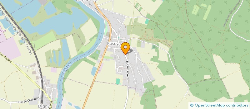 localisation de l'entreprise BLP IMMOBILIERS  ROSOY