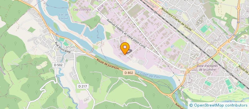 localisation de l'entreprise BLP IMMOS à LONS