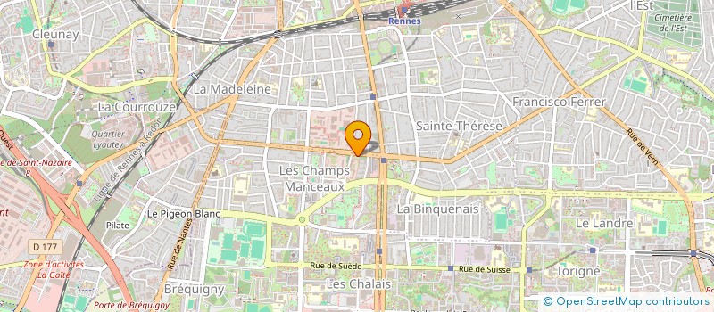 localisation de l'entreprise BLP INVEST  RENNES