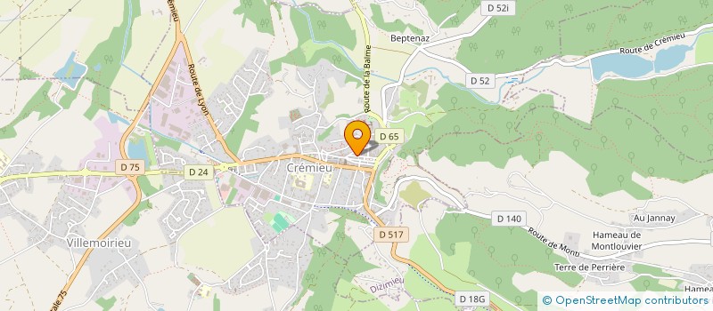 localisation de l'entreprise BLPISCINE à CREMIEU