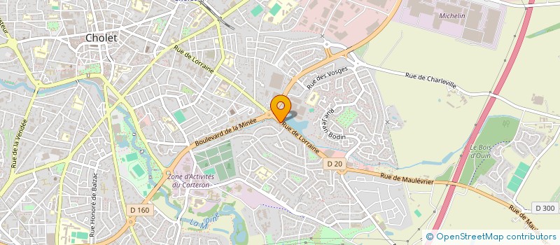 localisation de l'entreprise BLPS (PROTECTION SOLAIRE) à CHOLET