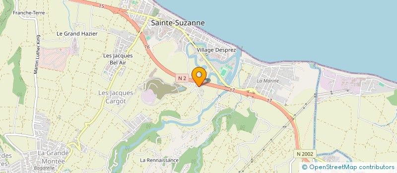 localisation de l'entreprise BLQ IMMO  SAINTE-SUZANNE