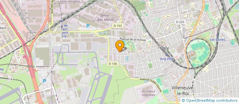 localisation de l'entreprise BLR 45  ORLY