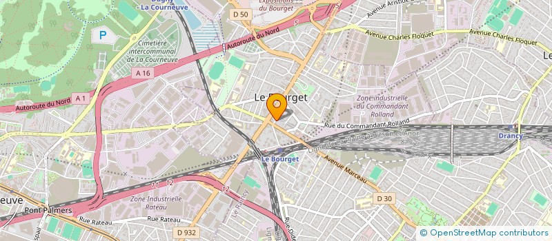 localisation de l'entreprise BLR à LE BOURGET