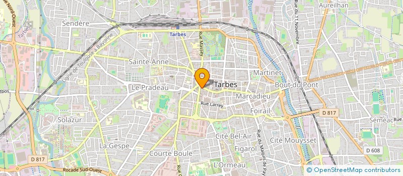 localisation de l'entreprise BLR  TARBES