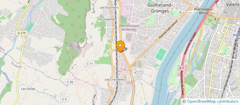 localisation de l'entreprise BLR à GUILHERAND-GRANGES