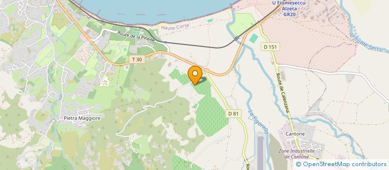 localisation de l'entreprise BLR à CALVI