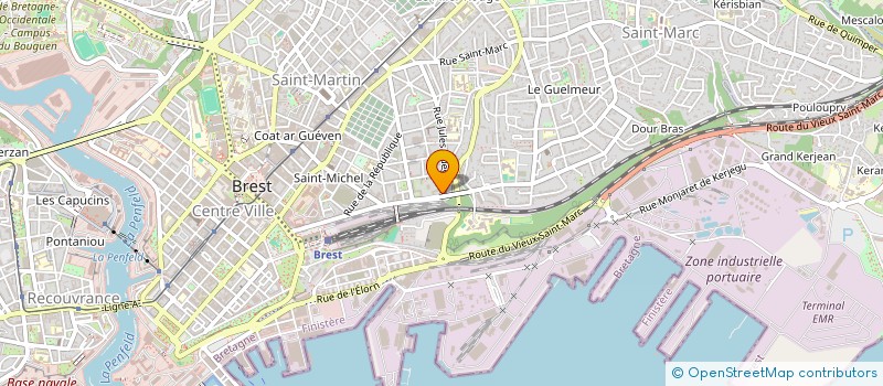localisation de l'entreprise BLR AND CO à BREST
