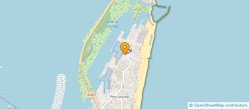 localisation de l'entreprise BLR ASSOCIES  LEUCATE