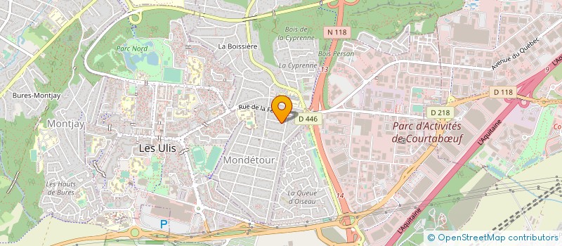 localisation de l'entreprise BLR CONSTRUCTIONS à ORSAY