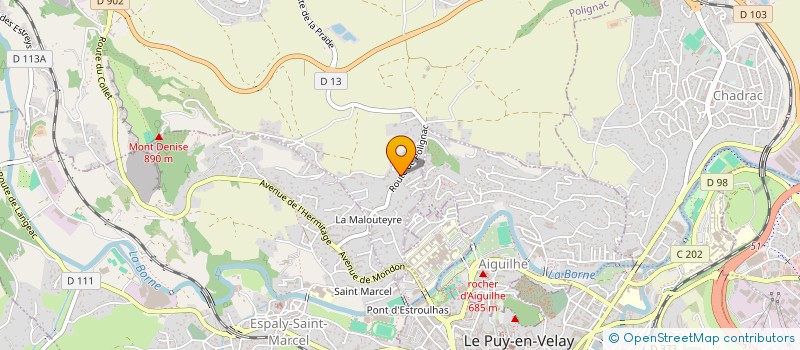 localisation de l'entreprise BLR IMM  ESPALY-SAINT-MARCEL