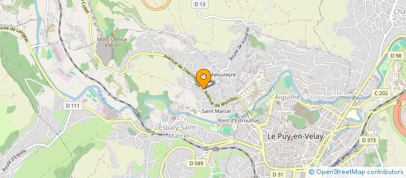 localisation de l'entreprise BLR IMMO  ESPALY-SAINT-MARCEL