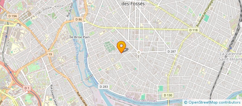 localisation de l'entreprise BLR PROPERTIES à SAINT-MAUR-DES-FOSSES